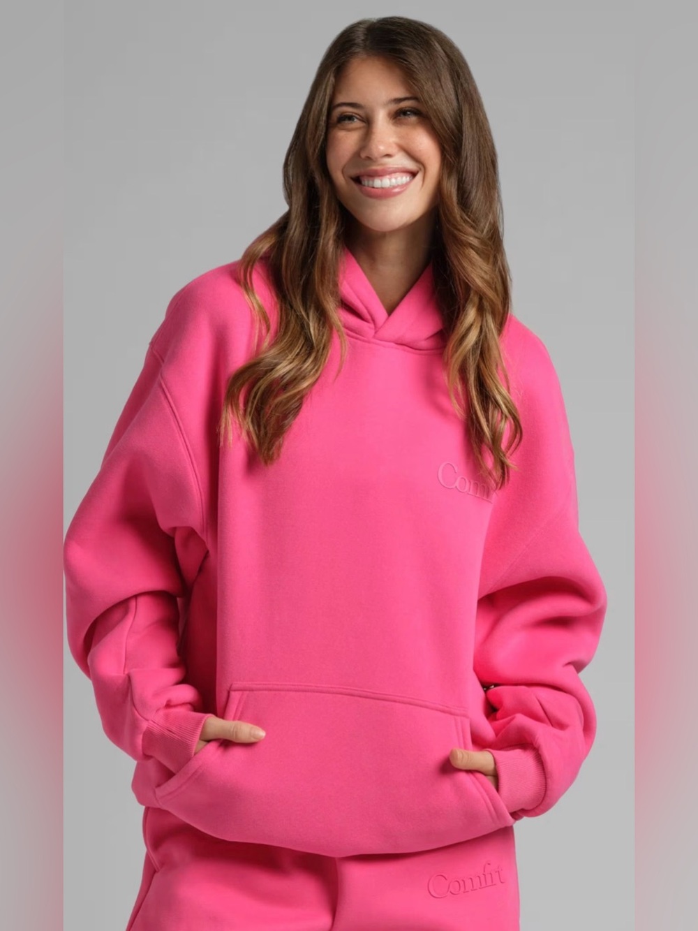 Comfrt Hot Pink Hoodie